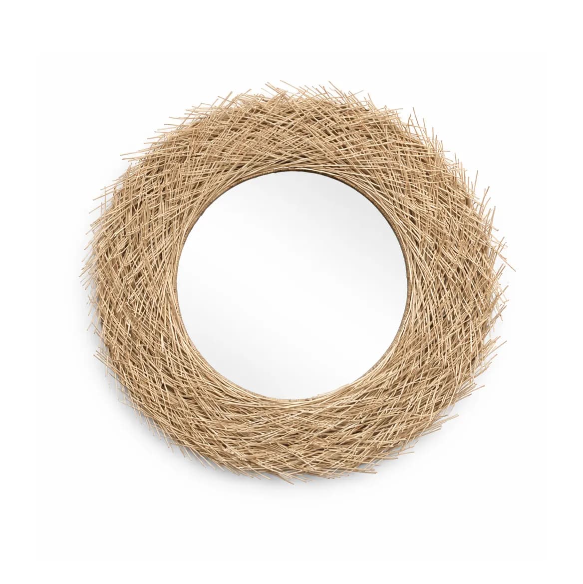 Rattan Ring Mirror by Murakabi Craft